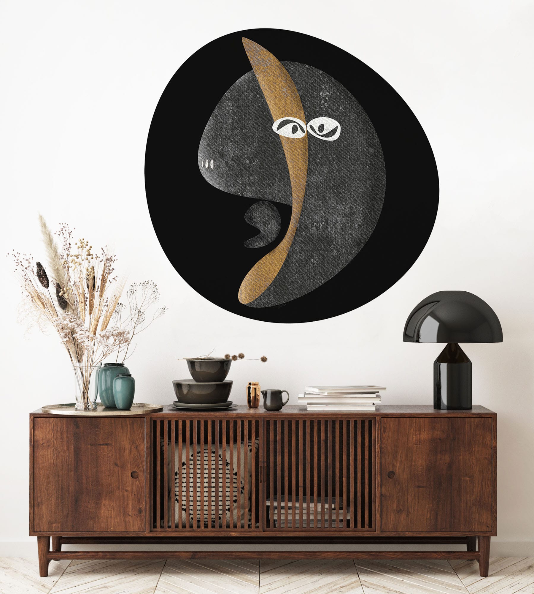 Close-up of premium self-adhesive wallpaper texture from FREZO FORM collection