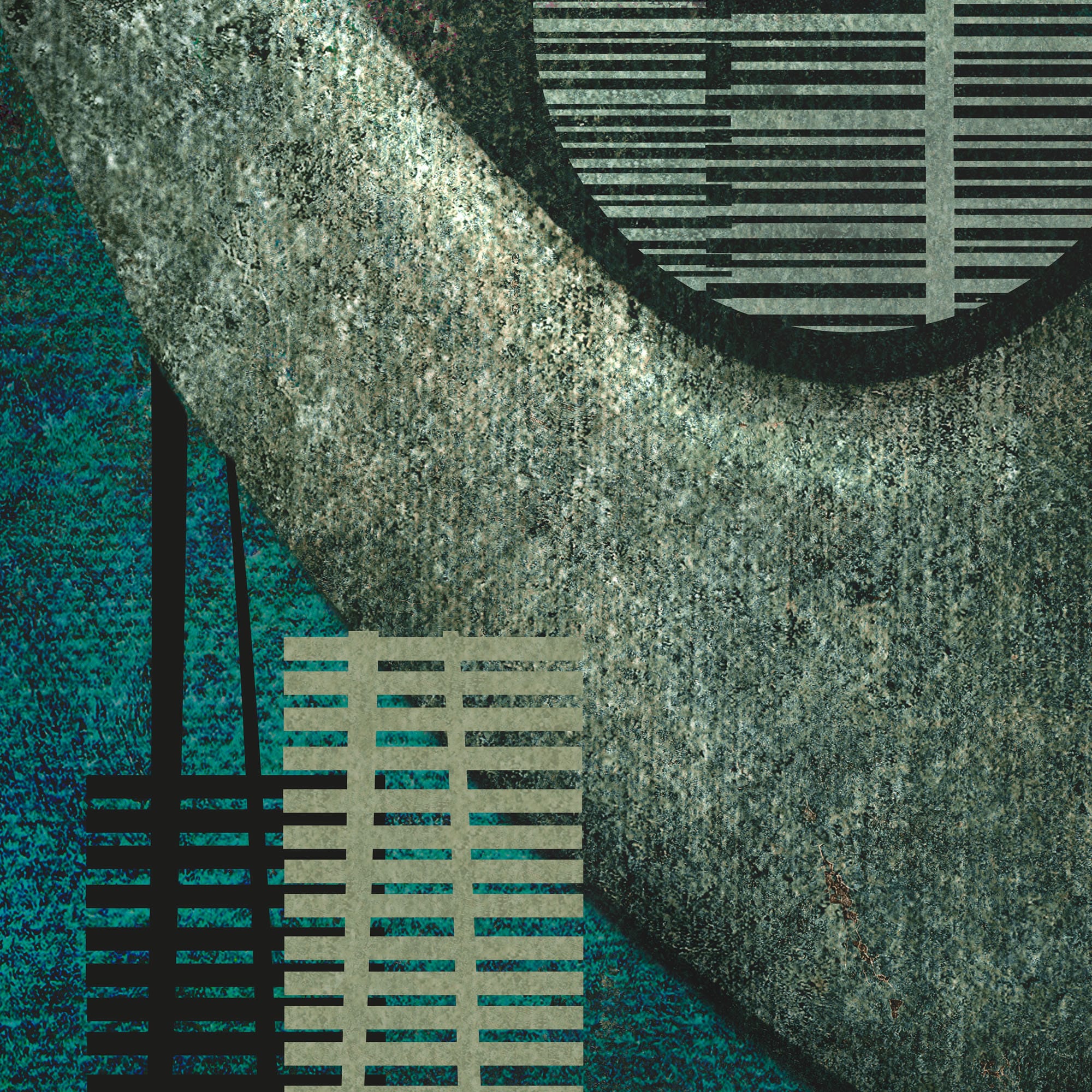Surrealist fantasy wall mural Cosmos '24 by FREZO, featuring a monumental cosmic landscape designed for grand-scale hotel lobbies.