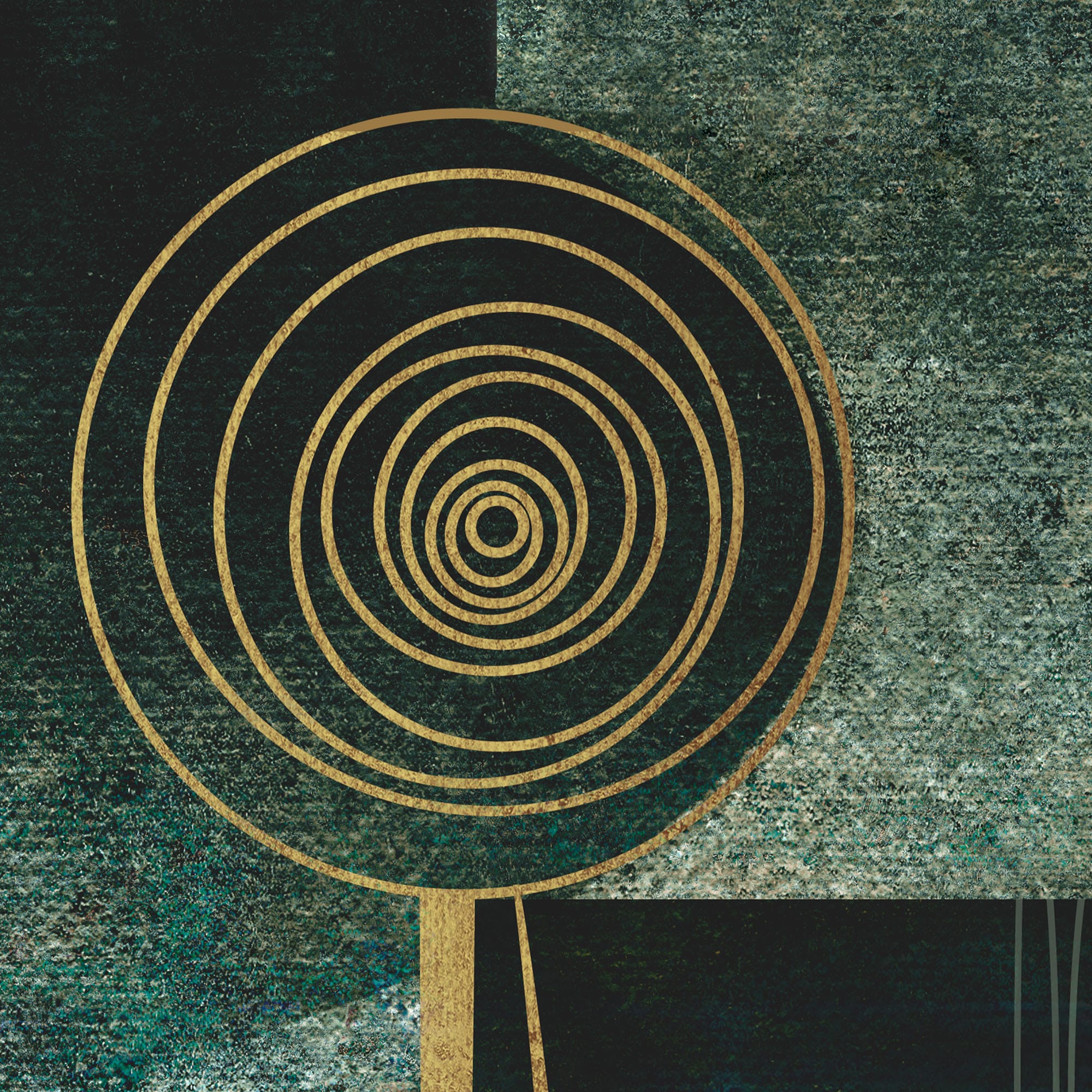 Surrealist fantasy wall mural Cosmos '24 by FREZO, featuring a monumental cosmic landscape designed for grand-scale hotel lobbies.