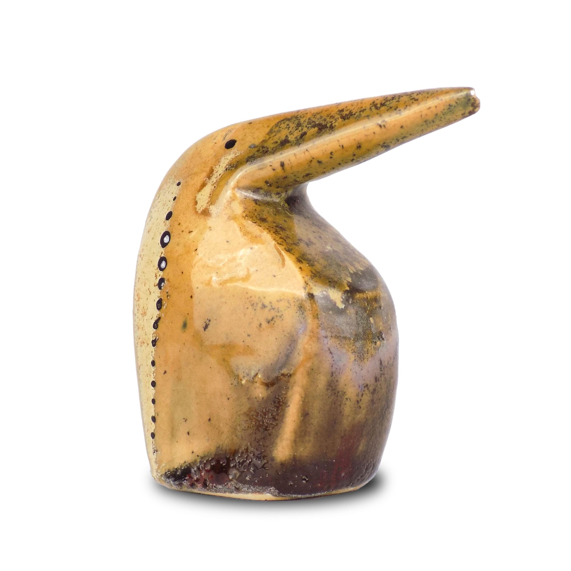 Penguin Pan - Handcrafted ceramic penguin figurine mid-century style