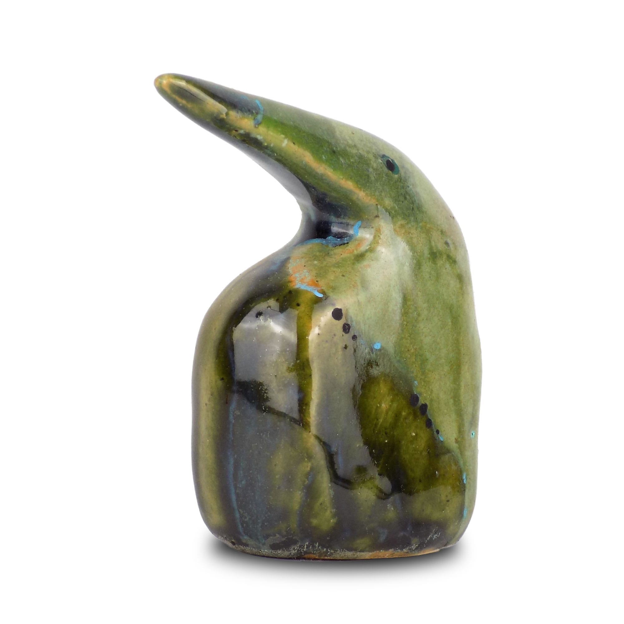 Penguin Pan - Handcrafted ceramic penguin figurine mid-century style
