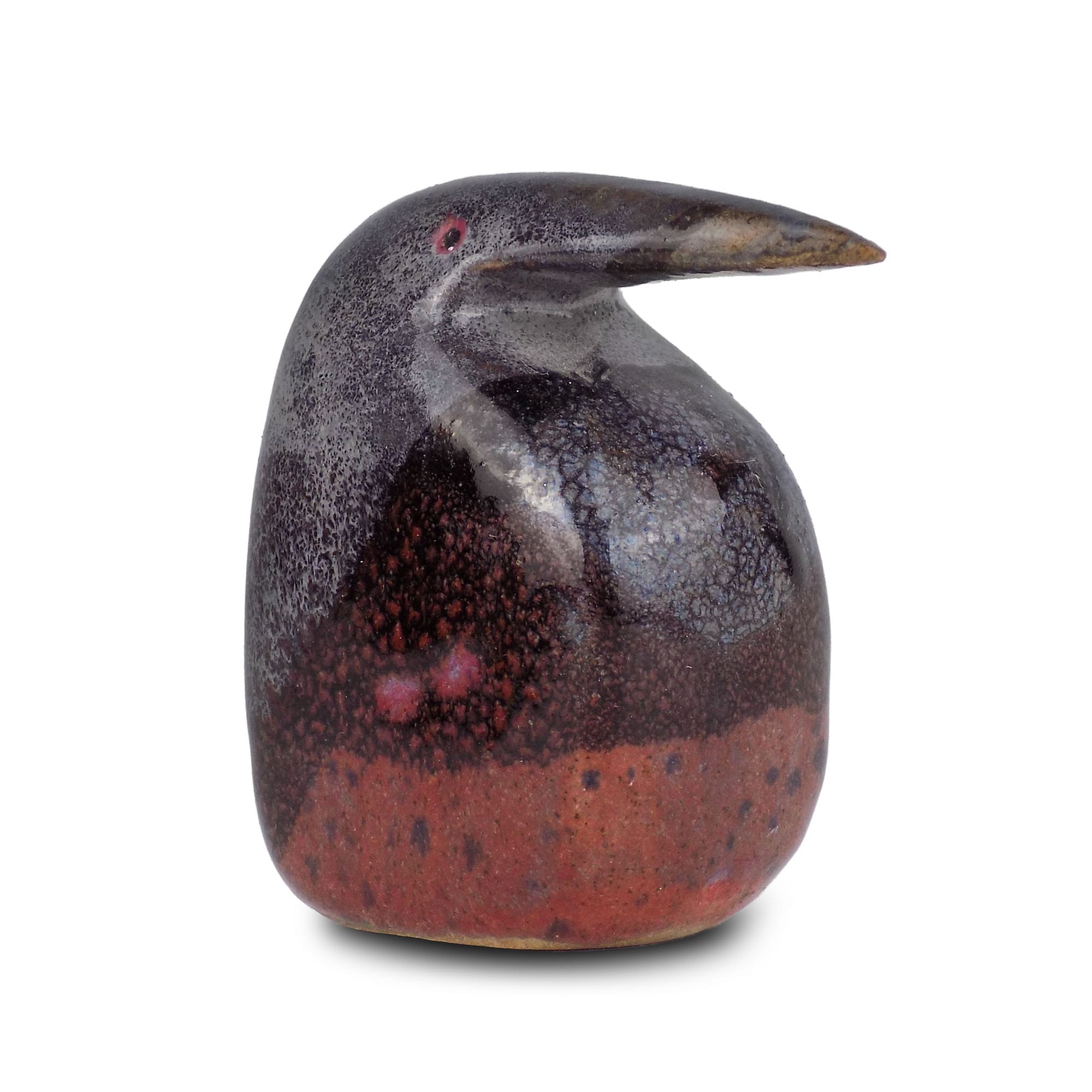 Penguin Pan - Handcrafted ceramic penguin figurine mid-century style