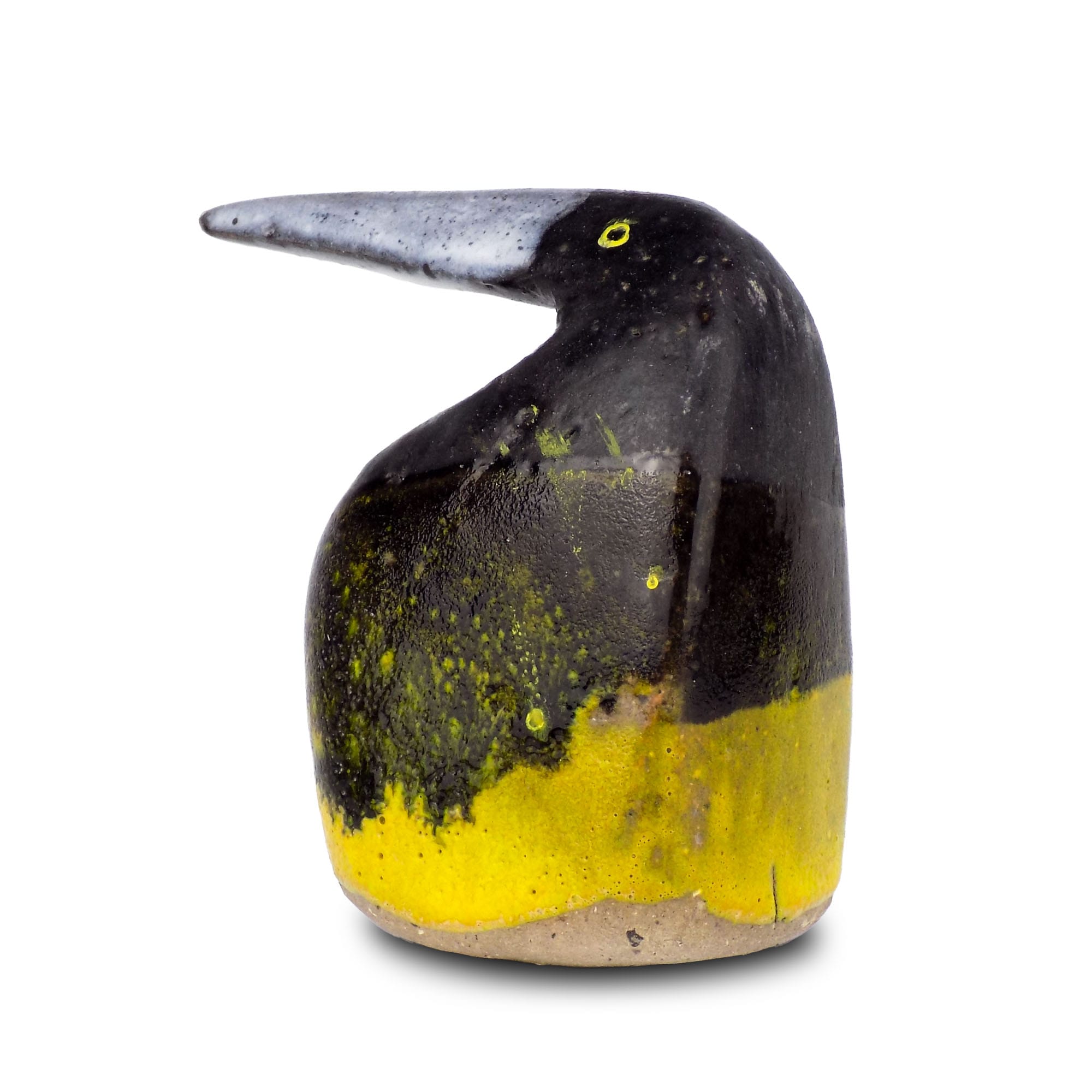 Penguin Pan - Handcrafted ceramic penguin figurine mid-century style
