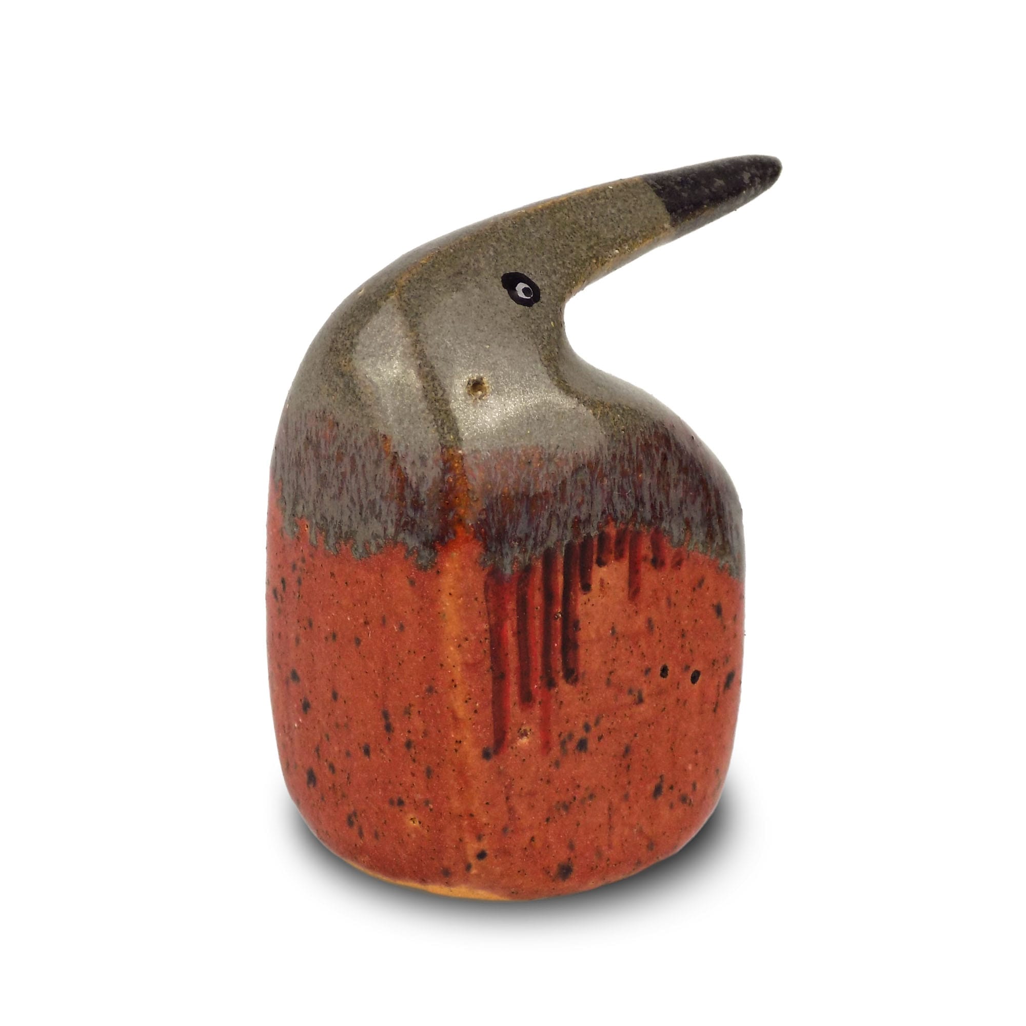 Penguin Pan - Handcrafted ceramic penguin figurine mid-century style