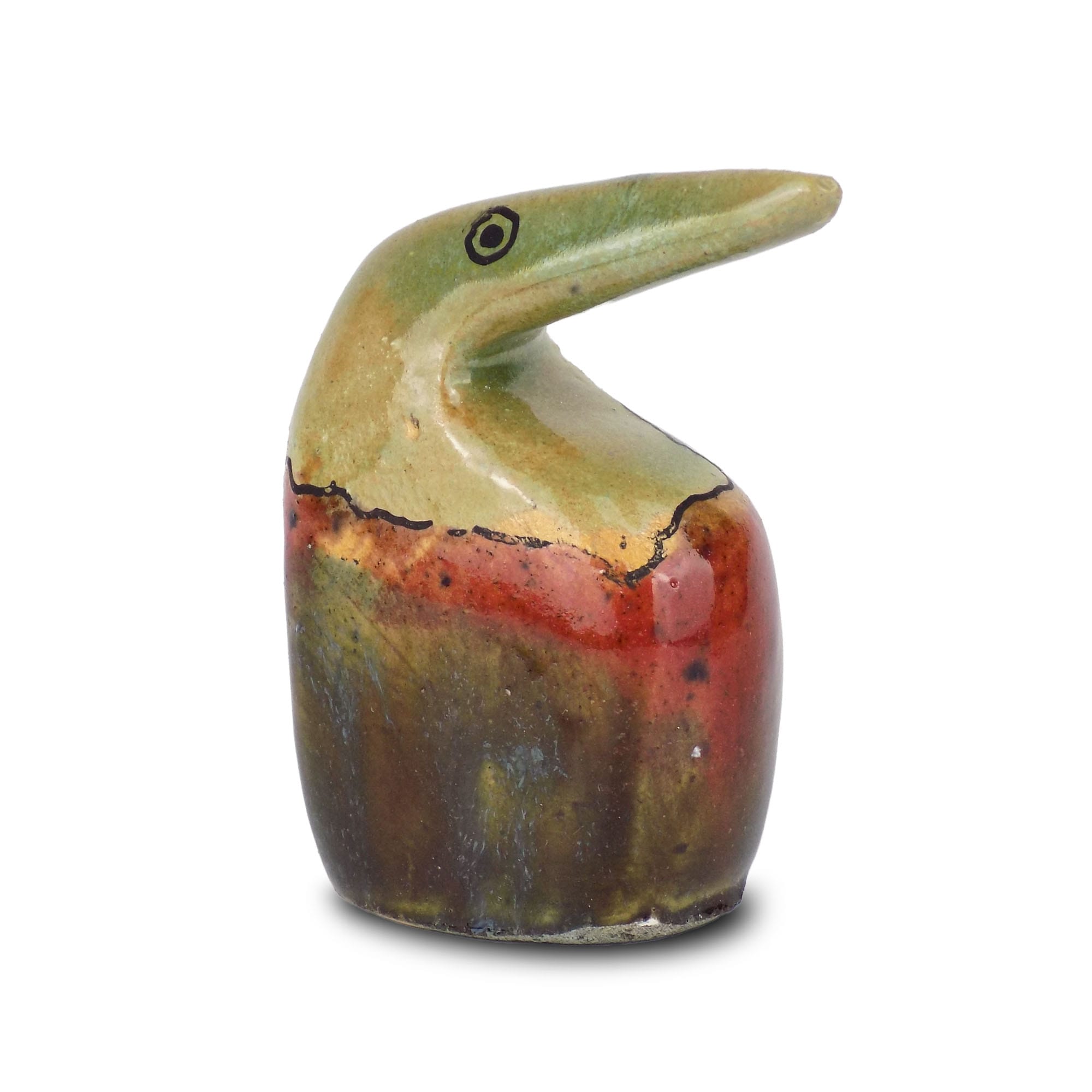 Penguin Pan - Handcrafted ceramic penguin figurine mid-century style