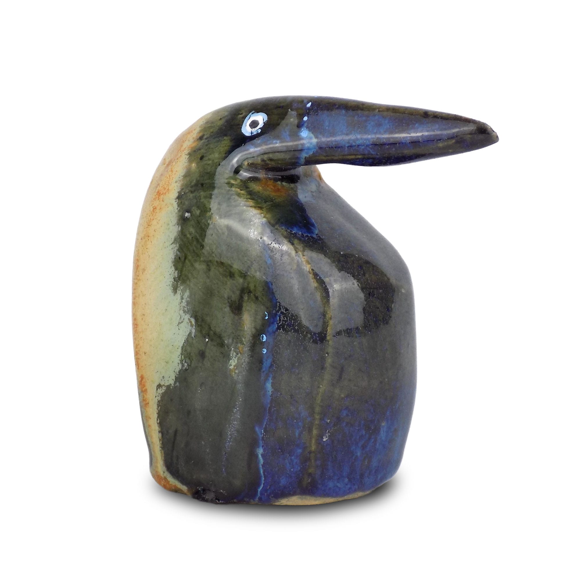 Penguin Pan - Handcrafted ceramic penguin figurine mid-century style