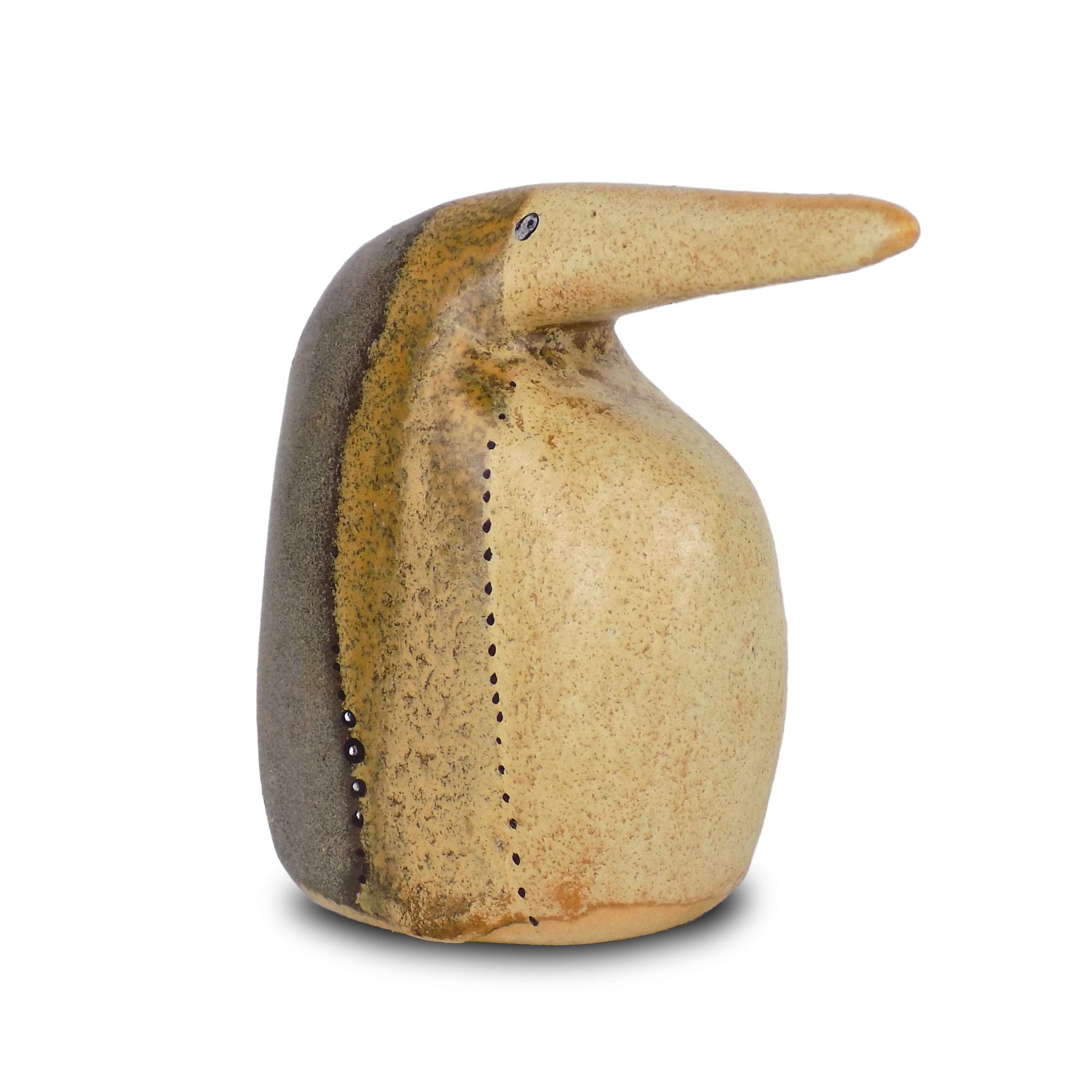 Penguin Pan - Handcrafted ceramic penguin figurine mid-century style