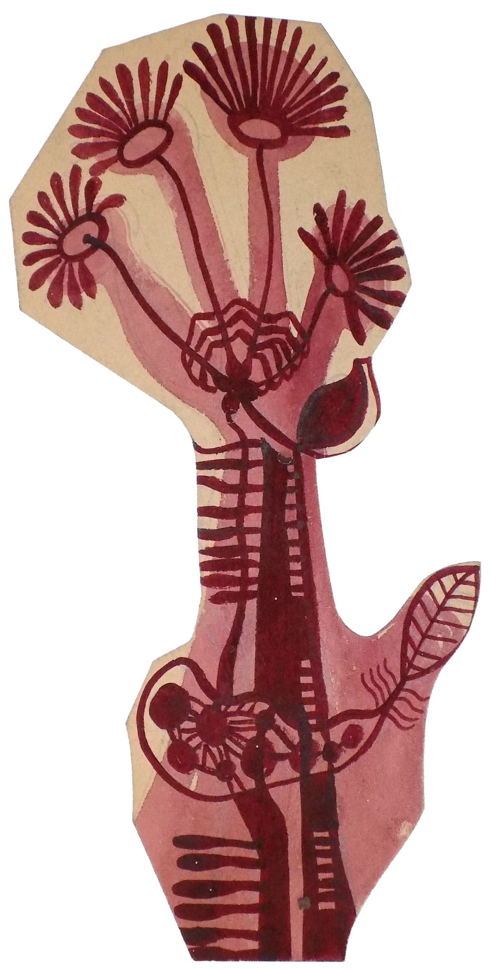 An original composition study by Franciszek Michałek from the 1950s.
