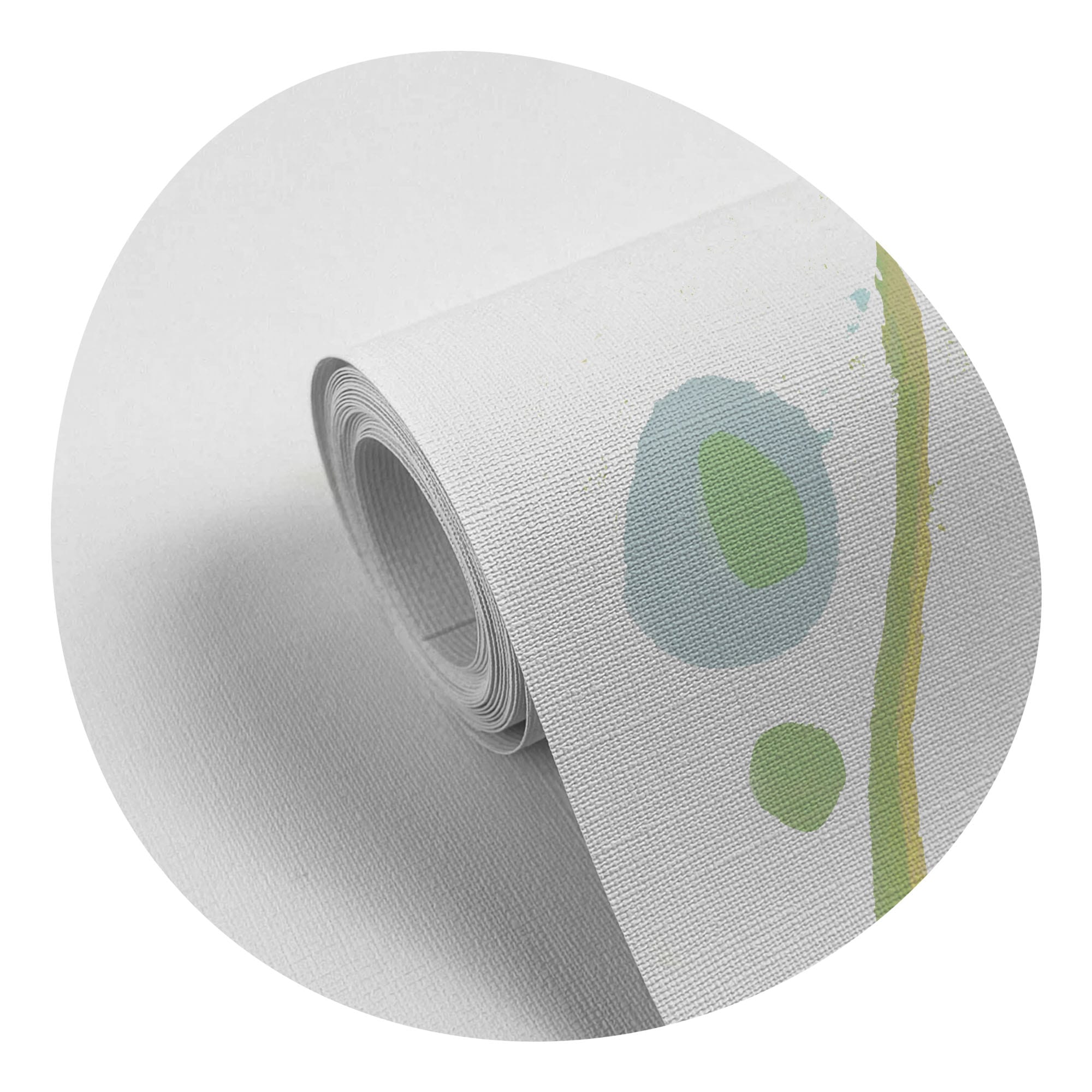 Timeless Canvas (Non-woven) Our signature non-woven base featuring a rich, tactile canvas texture. It perfectly emulates the feel of a traditional painting, adding depth and a sophisticated, linen-like finish to your walls. Durable, breathable, and deeply elegant.