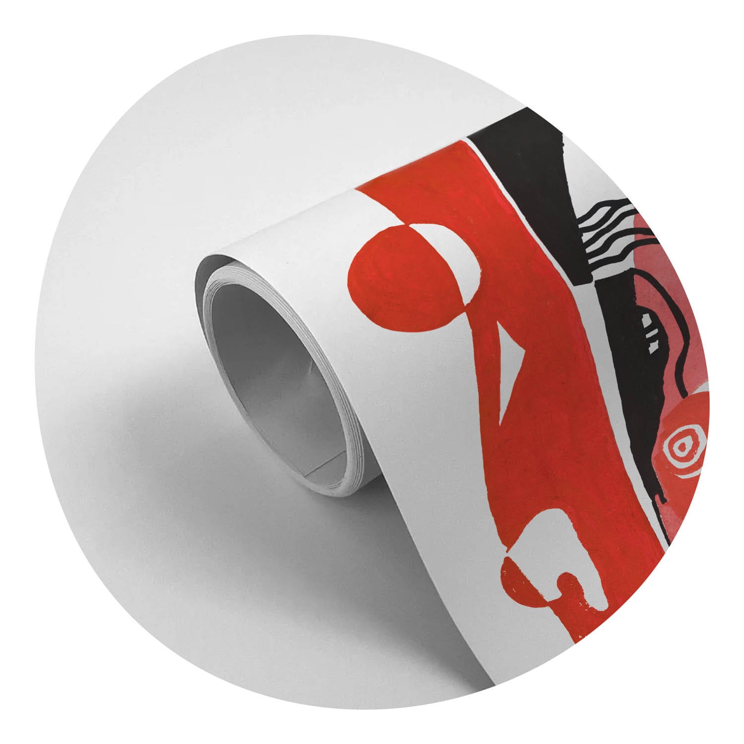 Satin Sand (Peel & Stick) A premium self-adhesive solution with a delicate, fine-sand grain and a sophisticated satin finish. This surface gently catches the light, enhancing the vibrancy and depth of the colors. It’s the perfect choice for those seeking a modern, luminous effect with the ease of a self-adhesive application.